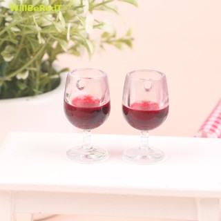 [WillBeRedT] 4pcs Miniature Red Wine Cup Wine Glasses Dollhouse Foods Groceries Kitchen [NEW]