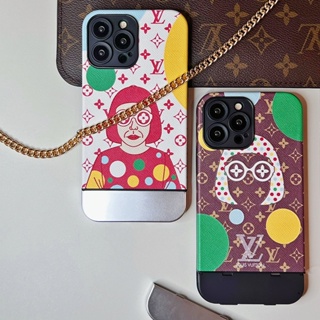 เคสโทรศัพท์มือถือ ซิลิโคนนิ่ม กันกระแทก ลายแบรนด์หรู L คุณภาพสูง 2 In 1 สําหรับ iPhone 14 11 12 13 14 Pro Max