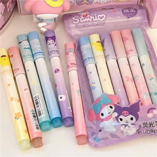 ปากกาเน้นข้อความ sanrio kuromi cinnamoroll mymelody hello kitty Pochacco