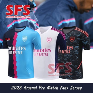 【SFS】เสื้อกีฬาแขนสั้น ลายทีมชาติฟุตบอล Arsenal Jersey 2023 ชุดเหย้า และกางเกงขาสั้น คุณภาพสูง ไซซ์ S-2XL