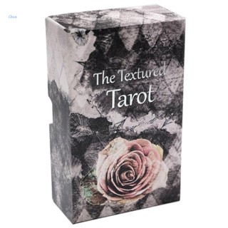 Chua 78 Card Tarot Cards The Textured Tarot Party Favor Divination Oracles Game Card