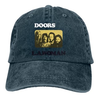 ใหม่ หมวกยีน ผ้าฝ้ายแท้ ลาย Emobug The Doors L A Band สไตล์ฮิปฮอป XQ