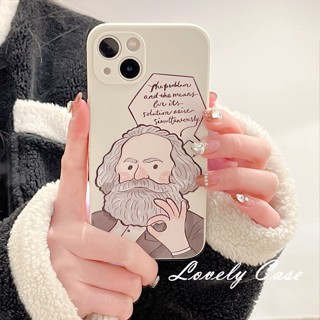 เคสโทรศัพท์มือถือ ซิลิโคน ลาย Marxist Philosophy สําหรับ IPhone15 14 13 12 11 Pro Max X XR Xs Max 7 8 6 6s Plus SE 2020 2023