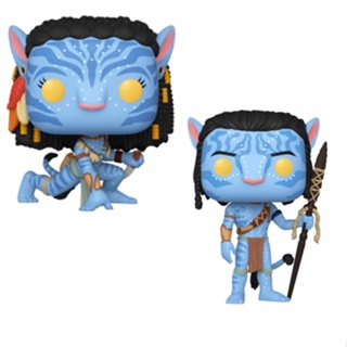 Funko Pop! Avatar The Way of Water Jake Sully #1321 &amp; Neytiri #1322  ฟิกเกอร์ไวนิล พร้อมตัวป้องกัน ของเล่นสําหรับเด็ก