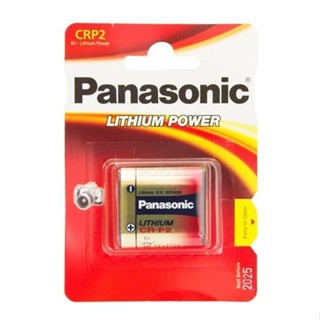 ถ่านกล้องถ่ายรูป ถ่าน Panasonic CR-P2 LITHIUM 6V ของแท้ 100% ถ่าน