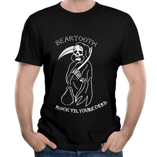 [S-5XL] เสื้อยืดลําลอง แขนสั้น คอกลม พิมพ์ลายกราฟฟิค Beartooth เข้ากับทุกการแต่งกาย แฟชั่นฤดูร้อน สําหรับผู้ชาย S M L X