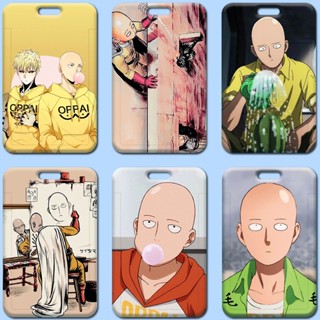 กระเป๋าใส่บัตรประจําตัวประชาชน แบบแข็ง ลายการ์ตูนอนิเมะ One Punch Man DIY สําหรับนักเรียน โรงเรียน