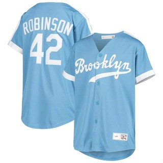 เสื้อคาร์ดิแกนเบสบอล เสื้อกีฬา พลัสไซซ์ ลาย GP1 MLB Brooklyn Dodgers Jackie Robinson PG1