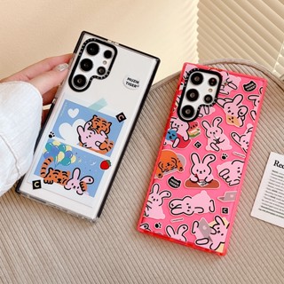 【กระต่ายยุ่ง】Casetify เคสโทรศัพท์มือถือแบบนิ่ม TPU กันกระแทก ลายกระต่าย แฟชั่น คุณภาพสูง สําหรับ Samsung s23ultra s23 s22+ s22ultra s21 21+ s21ultra s20 s20+ s20ultra