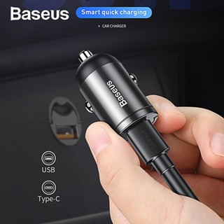 USB Baseus Quick Charge 4.0 3.0 USB Car Charger For Xiaomi Mi Sumsung Phone QC4.0 QC3.0 QC Type C Fast Car charger