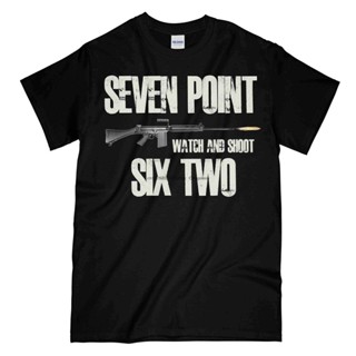 Seven POINT SIX TWO SLR เสื้อยืดลําลอง แขนสั้น คอกลม พิมพ์ลาย แฟชั่นสําหรับผู้ชาย