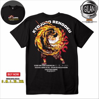 Anime KIMETSU NO YAIBA RENGOKU KYOJURO FIRE PILLAR T-Shirt Anime - GILAN_01