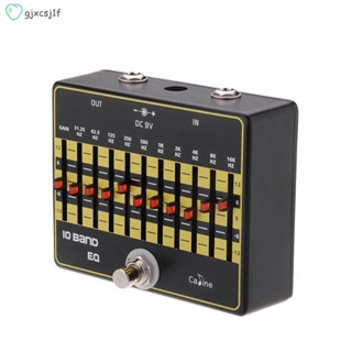 Cp-24 10-Band EQ อีควอไลเซอร์ ทรูบายพาส แป้นเหยียบเอฟเฟคกีตาร์ พร้อมอลูมิเนียมอัลลอยด์