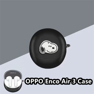 【Trend Front】เคสหูฟัง แบบนิ่ม ลายการ์ตูน สีพื้น สําหรับ OPPO Enco Air 3