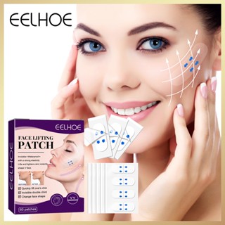 Eelhoe Face Lift Sticker ที่มองไม่เห็น Breathable Waterproof Skinny Face Sticker คางสองชั้น V-Cheek Lift Tape กระชับคางท