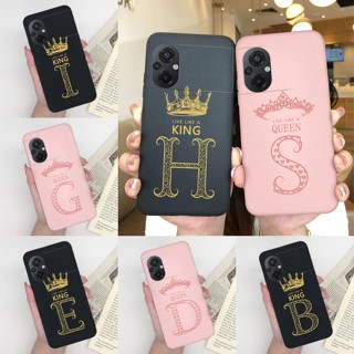 ใหม่ เคสโทรศัพท์มือถือ ซิลิโคนนิ่ม บางมาก กันกระแทก ลายมงกุฎ ตัวอักษร สีดํา ชมพู แฟชั่นหรูหรา สําหรับ Xiaomi Poco M5 PocoM5