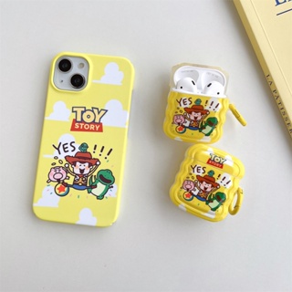 เคสหูฟังบลูทูธไร้สาย tpu นิ่ม กันตก แบบป้องกัน ลายการ์ตูน toy story สําหรับ AirPods1 2 pro 3 2021 gen3 pro 2 2022