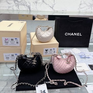 Chanelss 23 Series ใหม่ กระเป๋าหนัง สะพายไหล่ สายโซ่ แฟชั่นสําหรับสตรี