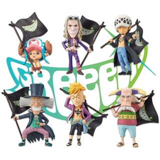 GReeeeN Set ของแท้ JP แมวทอง - WCF Banpresto [โมเดลวันพีช] (6 ตัว)