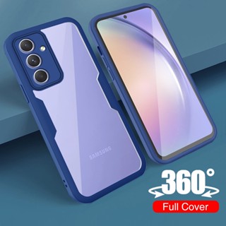 4TH 360° Double-Side Anti-Fall Protect Shell For Samsung A54 5G 6.4" A546B Front cover Back Shockproof Case For Ss Galaxy A 54 34 24 14 A34 A24 A14 4G