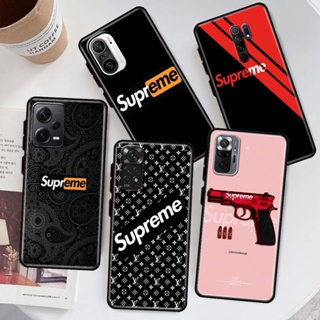 Supreme เคสโทรศัพท์มือถือซิลิโคน TPU กันกระแทก สําหรับ Xiaomi Redmi NOTE 10 PRO MAX 11T 11S 11 4G 5G