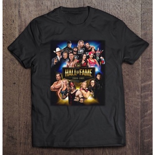 เสื้อยืด พิมพ์ลายการ์ตูนมวยปล้ํา Hall Of Fame Wwe แบบมืออาชีพ สําหรับผู้ชายS-5XL