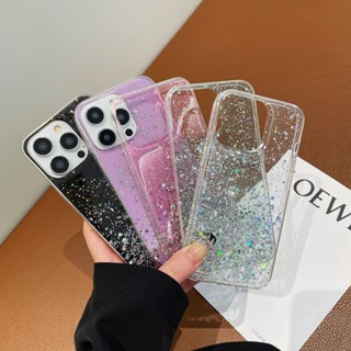 เคสโทรศัพท์ซิลิโคน TPU ประดับเลื่อม กันกระแทก สําหรับ OPPO A78 A58 A17 A17K A77S Reno 8T 8Z 4G 5G