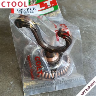 ตะขอ ขอแขวนเสื้อ 2 ขอ สีรมดำ สีน้ำตาล AC22 Colt ของแท้100% - Authentic Clothes Hook - ซีทูล Ctool