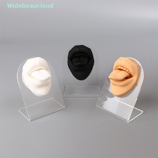 Widebeaucloud โมเดลลิ้นซิลิโคนจําลอง สําหรับโชว์เครื่องประดับ