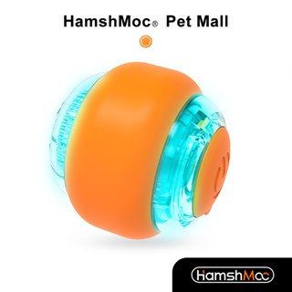 Hamshmoc ของเล่นแมวอัตโนมัติ แบบโต้ตอบ พร้อมไฟ LED ชาร์จ USB สําหรับแมว