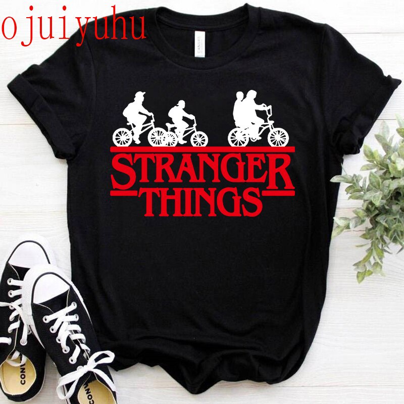 เสื้อยืด พิมพ์ลายกราฟฟิค Stranger Things season 4 Eleven สําหรับผู้หญิงS-5XL