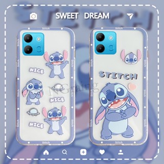 เคสโทรศัพท์มือถือแบบนิ่ม ใส กันกระแทก ลายการ์ตูนดิสนีย์ สติตช์น่ารัก สําหรับ Infinix Smart 7 Smart7