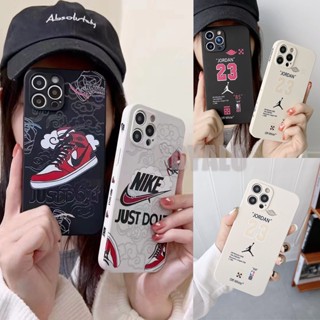 เคสโทรศัพท์มือถือแบบนิ่ม ลายการ์ตูน Air Jordan มีลายด้านข้าง แฟชั่น สําหรับ Redmi Note 10 10s Note 10 Pro Max Redmi Note 11 11s Note 11 Pro 10 Xiaomi Poco M3 Pro 5G Poco X3 GT Poco M4 Pro 5G