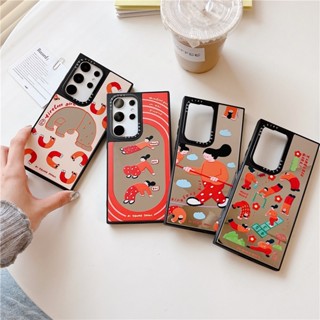 CASETIFY【tireless Girl】เคสโทรศัพท์มือถือ TPU กันกระแทก ป้องกันรอย สร้างสรรค์ สําหรับ Samsung Galaxy S23 Ultra S23 Plus S22 Ultra