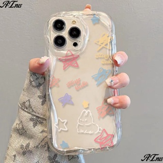 ✅เคสโทรศัพท์มือถือแบบนิ่ม ใส ลายเส้นดาวกราฟฟิตี้ สําหรับ iPhone 14 13promax 12 11 7 8p xs xr QI9Z