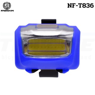 ไฟหน้าจักรยานสีขาว COB NF-T836 ใช้ถ่าน 3A 3 ก้อน ถ่าน