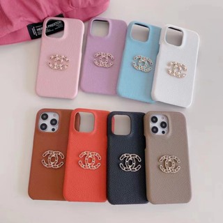 เคสโทรศัพท์มือถือ ลายลิ้นจี่ Chanel สไตล์คลาสสิก สําหรับ iphone 14 promax iphone 14 pro iphone 14 iphone 13 promax iphone 13 pro iphone 13