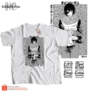 tshirt เสื้อยืด// Chainsaw Man - Himeno Flower BW Anime Shirt(S-5XL)