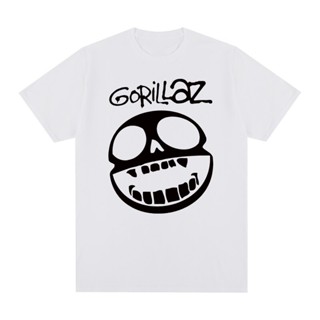 [S-5XL]เสื้อยืดผ้าฝ้าย 100% พิมพ์ลายดอกไม้ Gorillaz Timothee Chalamet แฟชั่นคู่รัก สําหรับผู้ชาย และผู้หญิง