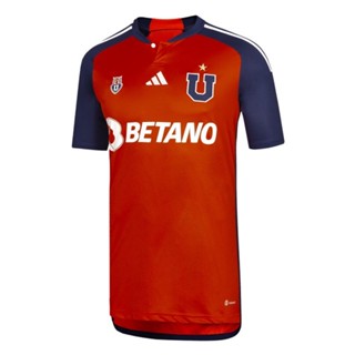 เสื้อกีฬาแขนสั้น ลายทีมชาติฟุตบอล Universidad de Chile 2023/24 23-24VARGAS PALACIOS MOYA FERNANDEZ ชุดเยือน สําหรับผู้ชาย