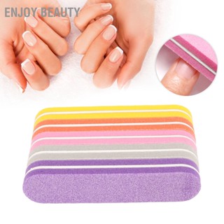 Enjoy Beauty 5 Pcs ฟองน้ำตะไบเล็บล้างทำความสะอาดได้หยาบและละเอียดสองด้านขัดเล็บ Buffing Block Manicure เครื่องมือ