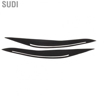 Sudi Headlight Eyebrow Cover  Black Headlight Eyelids Trim for Car