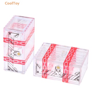 Cooltoy 1Pc IQ Box Others cant open the transparent box Magic Trick Secret Drawer Toys HOT