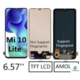 หน้าจอสัมผัสดิจิทัล LCD สําหรับ Xiaomi Mi 10 Lite 5G M2002J9G M2002J9S TFT