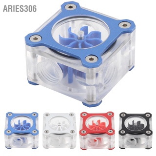 Aries306 Water Cooling Flow Meter โปร่งใส PMMA อุปกรณ์เสริมคอมพิวเตอร์ G1/4 Thread