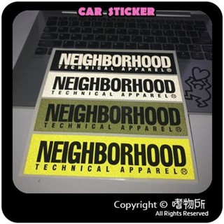 [พร้อมส่ง] สติกเกอร์สะท้อนแสง NEIGHBORHOOD สไตล์ญี่ปุ่น สําหรับติดตกแต่งรถยนต์ กระเป๋าเดินทาง โน๊ตบุ๊ค