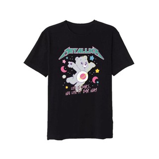 ขายเสื้อยืด พิมพ์ลาย Metallica Care Bear Band โอเวอร์ไซซ์（S-5XL）