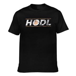 เสื้อยืดแขนสั้นเสื้อยืด ผ้าฝ้าย พิมพ์ลาย Bitcoin Art Hodl Btc Essential สไตล์วินเทจ สําหรับผู้ชายS-5XL