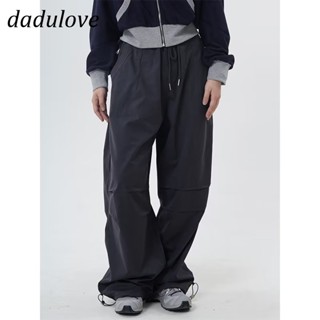 DaDulove💕 New American Street Retro Ladies Casual Pants High Waist Loose Wide Leg Pants Plus Size Jogging Pants