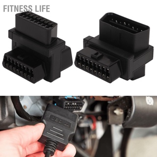 อะแดปเตอร์เชื่อมต่อ Obd2 16 Pin Male To 2 Female Plug And Play สําหรับเครื่องวินิจฉัย